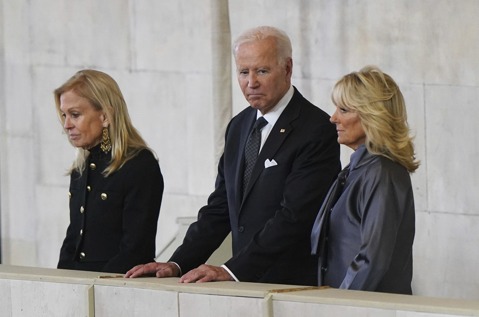 Joe Biden a temetésen