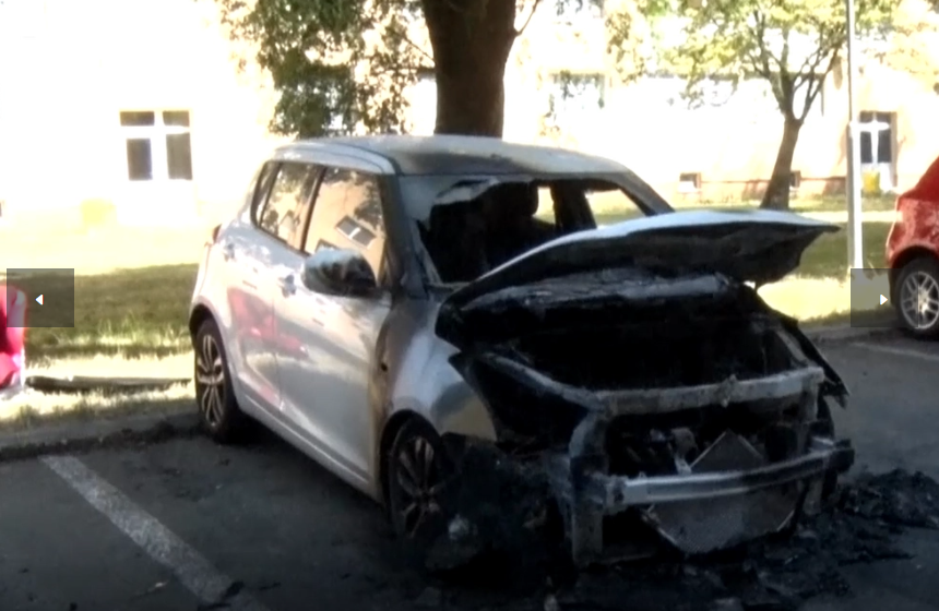 Felgyújtották a polgármester-jelölt autóját