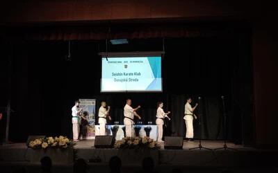 A Seishin Karate Klub látványos bemutatót tartott.