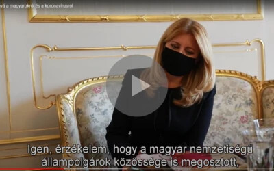 Zuzana Čaputová államfő videó