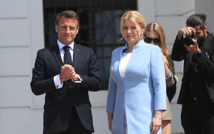 Zuzana Čaputová Emmanuel Macron