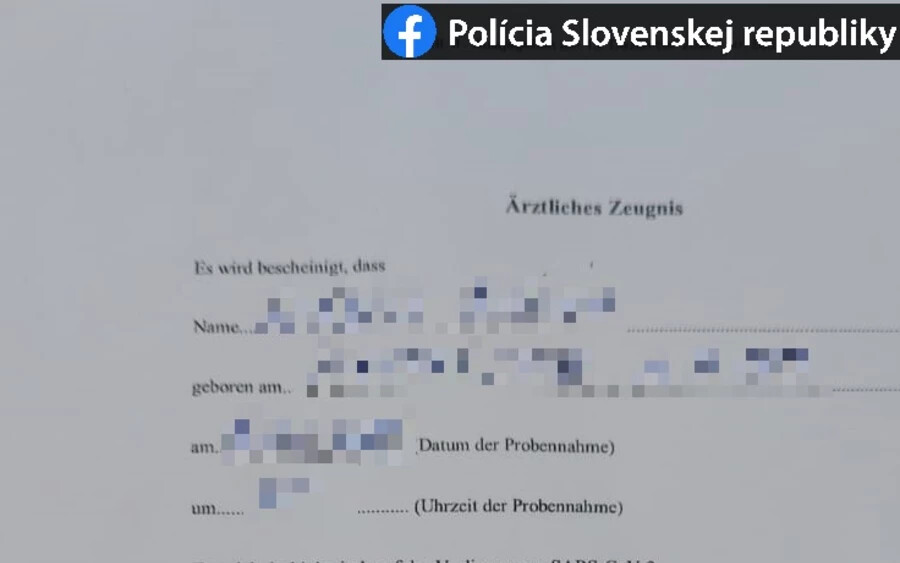 Hamis antigénteszttel próbált meg átjutni a határon a szlovákiai ingázó