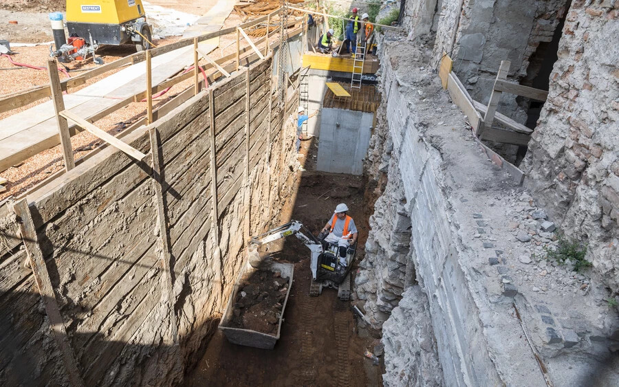 Archeológiai felfedezések a pozsonyi vár felújítása közben