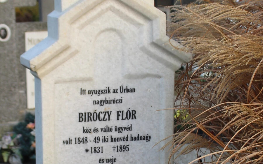 Biróczy Flórián honvéd sírját és annak környékét mára rendbehozták.