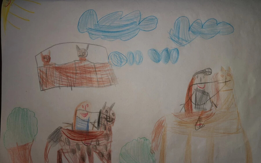 A hét rajza: Rémes Vivien, 5 éves, Dunaszerdahely