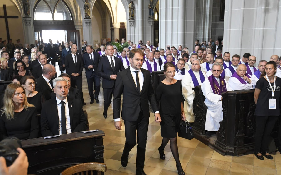 Zuzana Čaputová köztársasági elnök is részt vett Jozef Tomko bíboros keddi búcsúztatásán