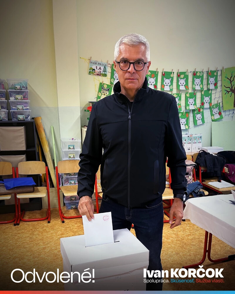 Ivan Korčok is leadta szavazatát.