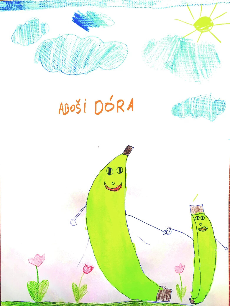 Abosi Dórika, 7 éves